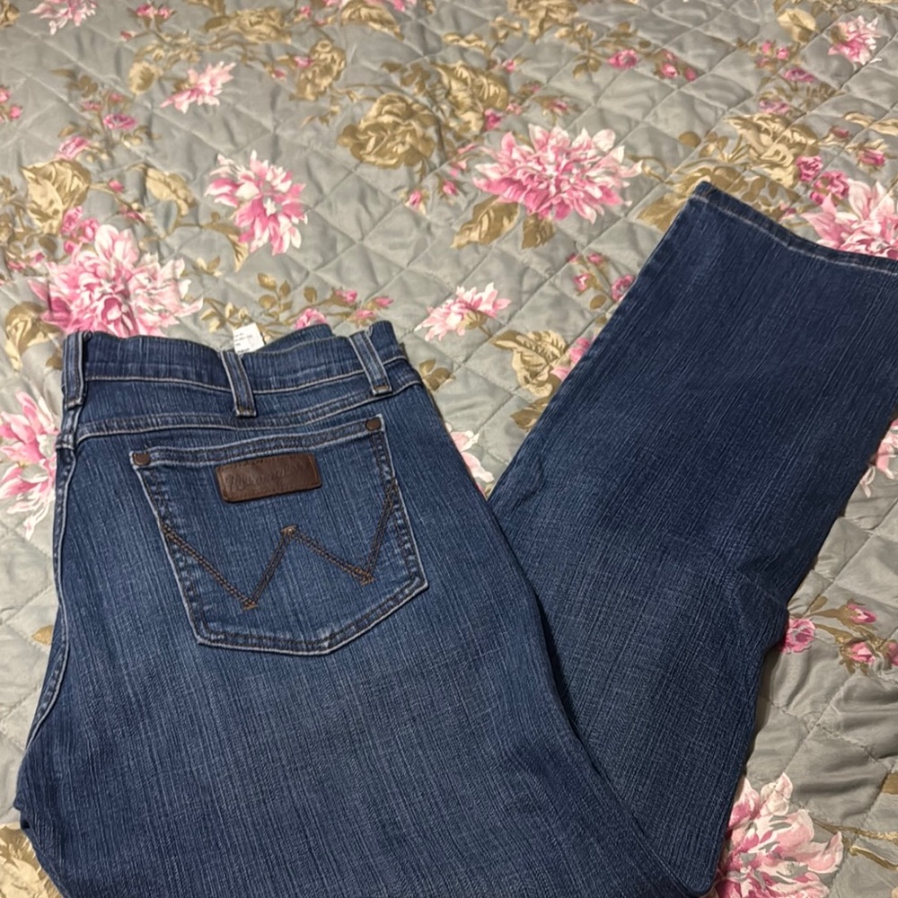 Wrangler Retro Men's Slim  Straight Jeans - Dark Blue 36 x 32